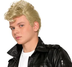 50's Style Blonde Greaser Costume Wig