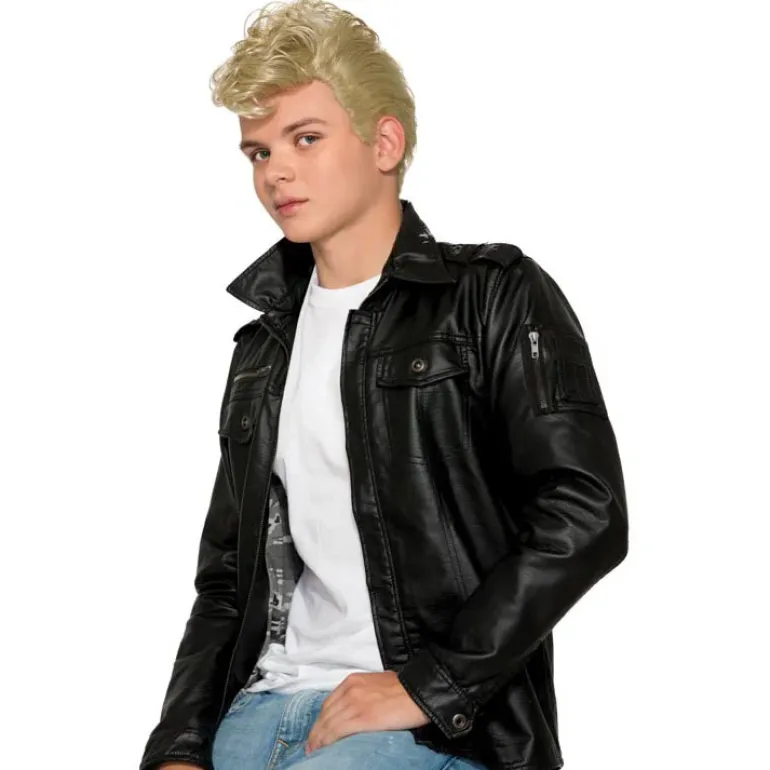 50's Style Blonde Greaser Costume Wig