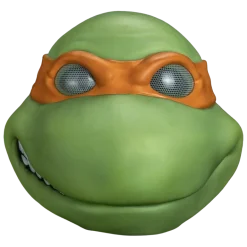 Teenage Mutant Ninja Turtles Michelangelo Vinyl Costume Mask