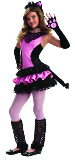 Teens Black Kitty Costume