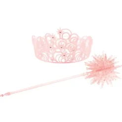 The Wizard of Oz Wicked Glinda the Good Witch Wand and Tiara Costume Prop Accessory Set