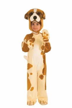 Toddlers/Kids Plush Brown Dog Costume