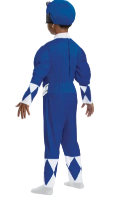 Toddlers Mighty Morphin Power Rangers Blue Ranger Muscle Costume