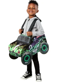 Toddlers Monster Jam Grave Digger Monster Truck Driver Costume