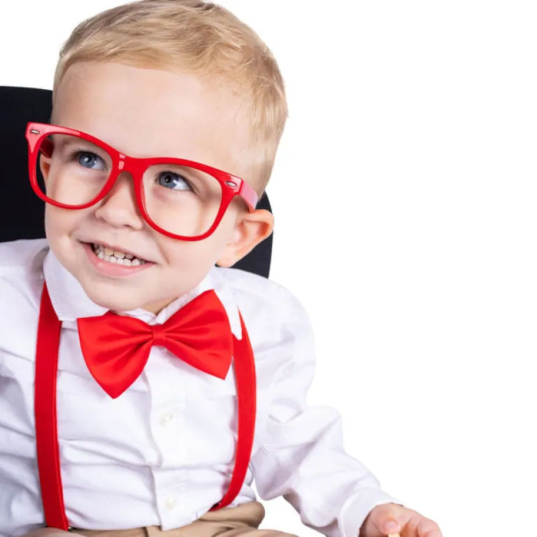 Toddlers Neon Suspender, Bowtie, & Glasses Accessory Set
