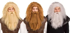 Viking Wig & Beard Costume Accessory Set