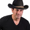Western Style Cowboy Hat Black Adult Hat