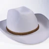 Western Style Cowboy Hat White Adult Hat