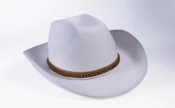 Western Style Cowboy Hat White Adult Hat