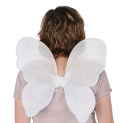 White Fairy Wings Costume Accessory