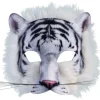White Tiger Face Mask Costume Accessory