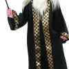 White Wizard Wig, Moustache & Beard Costume Kit