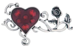 Wicked Gems Bed of Blood Rose Ring Costume Jewelry Accessory