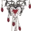 Wicked Gems Bleeding Heart Necklace Costume Jewelry Accessory