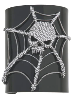 Wicked Gems Deluxe Skull Cuff Costume Jewelry Accessory