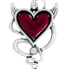 Wicked Gems Devil Heart Ring Costume Jewelry Accessory