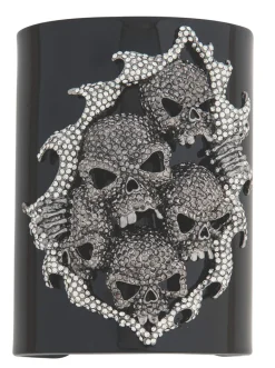 Wicked Gems Skull Cuff Costume Jewelry Accessory