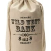 Wild West or Cops and Robbers Burglar's Money Bag Costume Prop Accessory