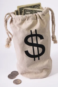Wild West Outlaw Money Bag