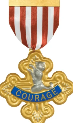 Wizard of Oz Cowardly Lion Badge Of Courage