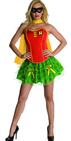 Women's and Teen's Batman Robin Corset Costume
