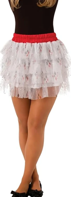 Women's Batman Harley Quinn Skirt with Sequins