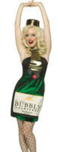 Womens Champagne Bottle Costume