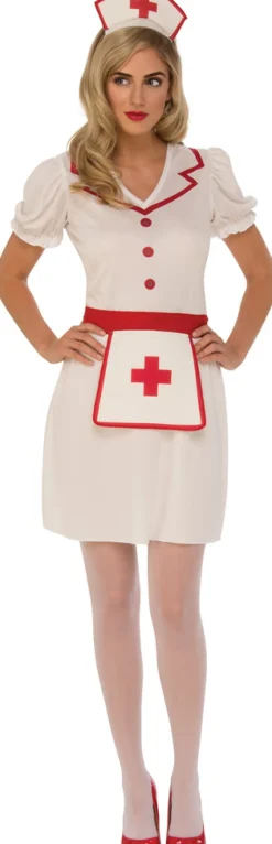 Womens Classic Nurse Costume Dress