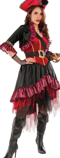 Womens Lady Buccaneer Pirate Costume