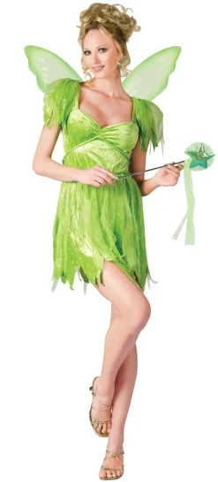 Womens Neverland Fairy Tinker Bell Costume