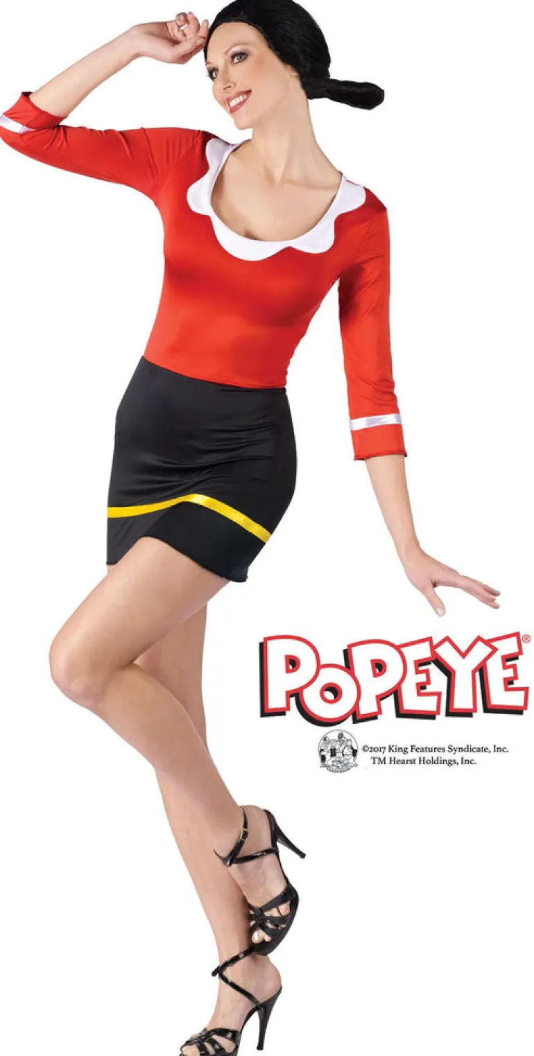 Womens Popeye Olive Oyl Costume