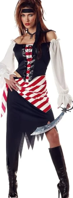 Womens Ruby the Pirate Beauty Costume