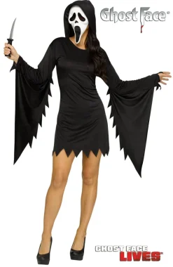Womens Scream Glamour Ghost Face Costume Dress