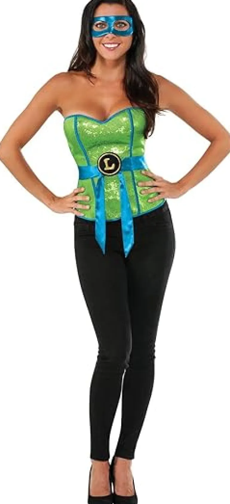 Women's Teenage Mutant Ninja Turtles Leonardo Sequin Corset