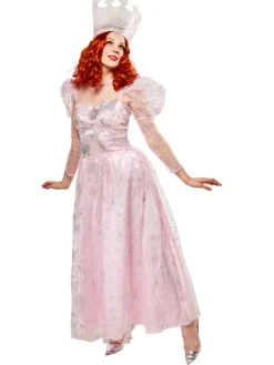 Womens Wizard of Oz Glinda the Good Witch Dress and Tiara Costume