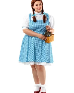 Womens Wizard of Oz Plus Size Dorothy Dress Costume