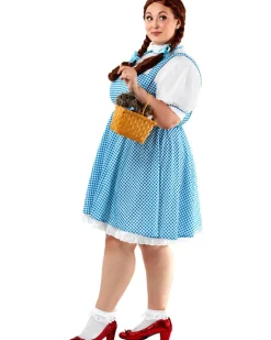 Womens Wizard of Oz Plus Size Dorothy Dress Costume