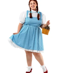 Womens Wizard of Oz Plus Size Dorothy Dress Costume